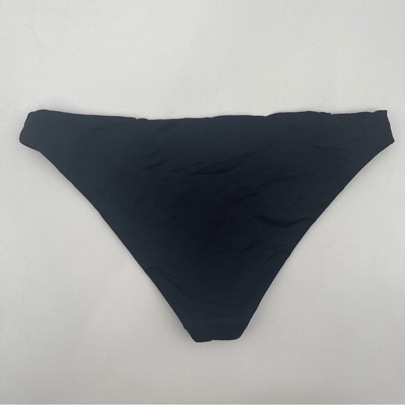 EBERJEY Bikini Bottoms So Solid Annia Black Swim Beach Classic NWT Size Large - Picture 4 of 10